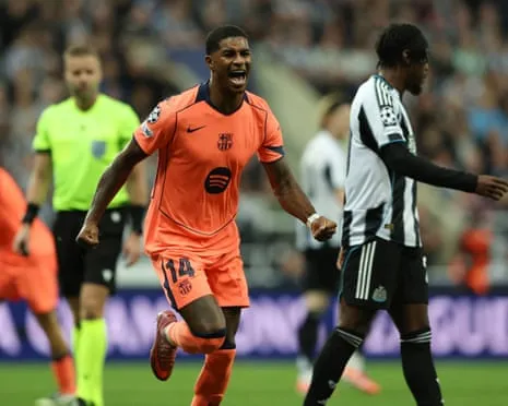 Marcus Rashford's Brace Silences The Magpies' Celebrations and Secures Barcelona's Victory