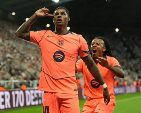 Forward spoils Newcastle's major occasion and claims: ‘I’m getting better at the Catalan club’