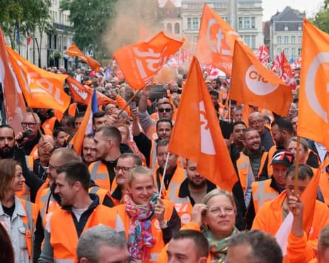 Nationwide Walkout Demonstrations Sees Vast Numbers Protesting Throughout France